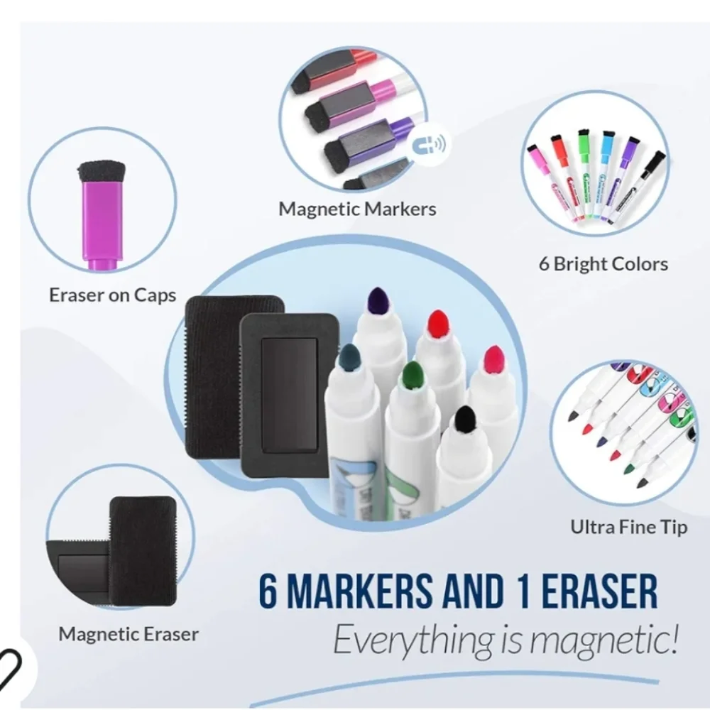 home & me magnetic whiteboard and calendar bundle. New